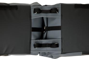 New Looxs Nyborg Doppelte Fahrradtasche 34L Wasserdicht Dunkelgrau